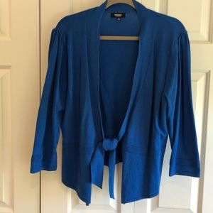 Long sleeve tie front cardigan